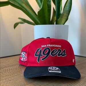 ‘47 San Francisco 49ers Red & Black Hat - NEW